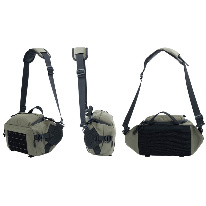 BACKFERRY Tactical Sling Backpack Crossbody EDC Pack MOLLE Satchel Bag
