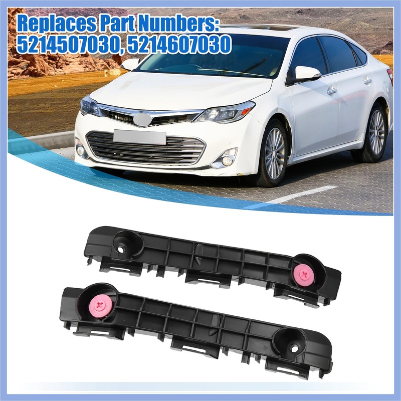 PARSLUCK 1 Pair Left and Right Side Front Bumper Mounting