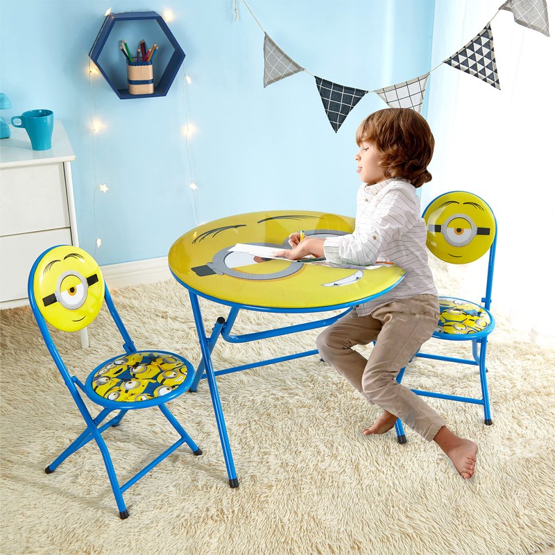 Idea Nuova Minions Round Table and Chair Set