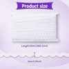 Rick Rack Trim, 5 mm 54 Yards White Wavy Ribbon