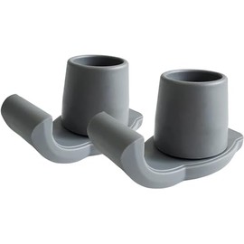 Stars Story Walker Ski Glides - 2 Pack Universal Fit Walker Accessories for Seniors Folding Walkers - Walker Feet Replacement, Gray (2), Grey