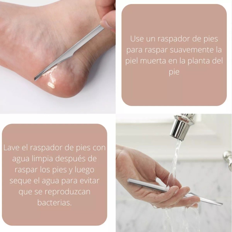 Veraly Herramienta Pedicura Y Manicura Profesionales Piel Muerta F