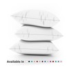 MistyMorning Pillow Cases 4 Pack - Standard Size (50x75+15cm), Egyptian