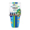 Ello Kids Plastic Reusable Color Changing Cups with Twist on
