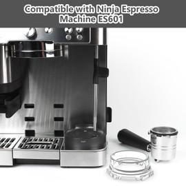 2 Pack Portafilter Funnel for Ninja Luxe Cafe Accessories, Replacement Dosing Ring, Espresso Funnel for Ninja Luxe Café Espresso Machine, Transparent