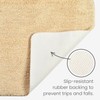 Allure Luxury Deep Pile Microfibre Bath Mat, Non-Slip, 50 x