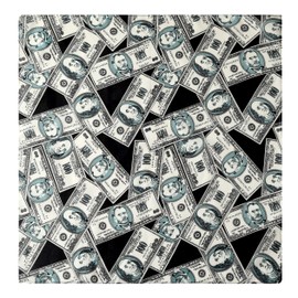 Komonee Dollar Bill Bandana Money Cash USD USA America Gangster Pimp Head Scarf