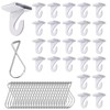 Jeletonp 75 PCS Drop Ceiling Hooks for Hanging,25 Pairs Heavy