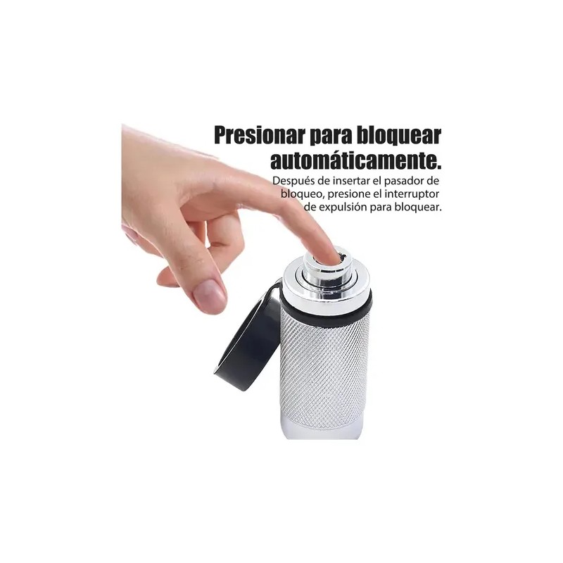 Perno Candado Para Tirón Remolque Lengüeta Con Llave Blanco