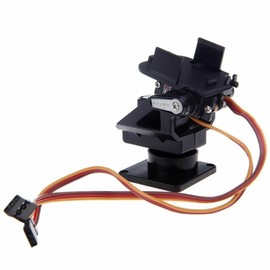 2 Axis Servo Gimbal Bracket PTZ Pan/Tilt Camera Platform Aircraft Robot Car Anti-Vibration Camera Mount Set 9g Servo
