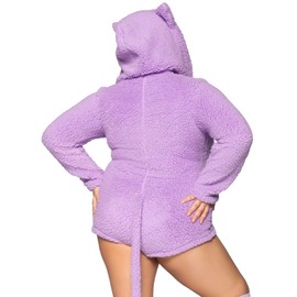 Leg Avenue 86999X-07609 86999x 07609 Cat Costume, Women, Lavender, 3X-4X