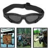 SolUptanisu Airsoft Mesh Goggles Military Metal Adjustable Tactical Glasses for