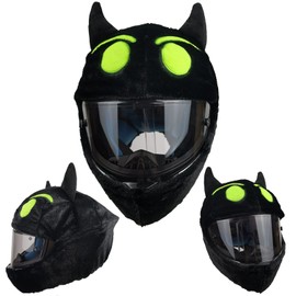 Crazy Fun Motorcycle Helmet Cover - Easy to Install Dust Cap for Fun Rides and Gifts - Cartoon Protective Case