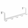 Over The Door Hook Hanger – 5-Hook Metal Door Organizer