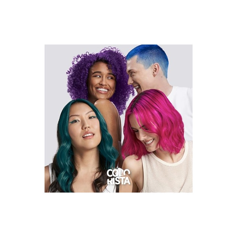 L'Oreal Paris Colorista Tinte de cabello semipermanente para morenas, verde