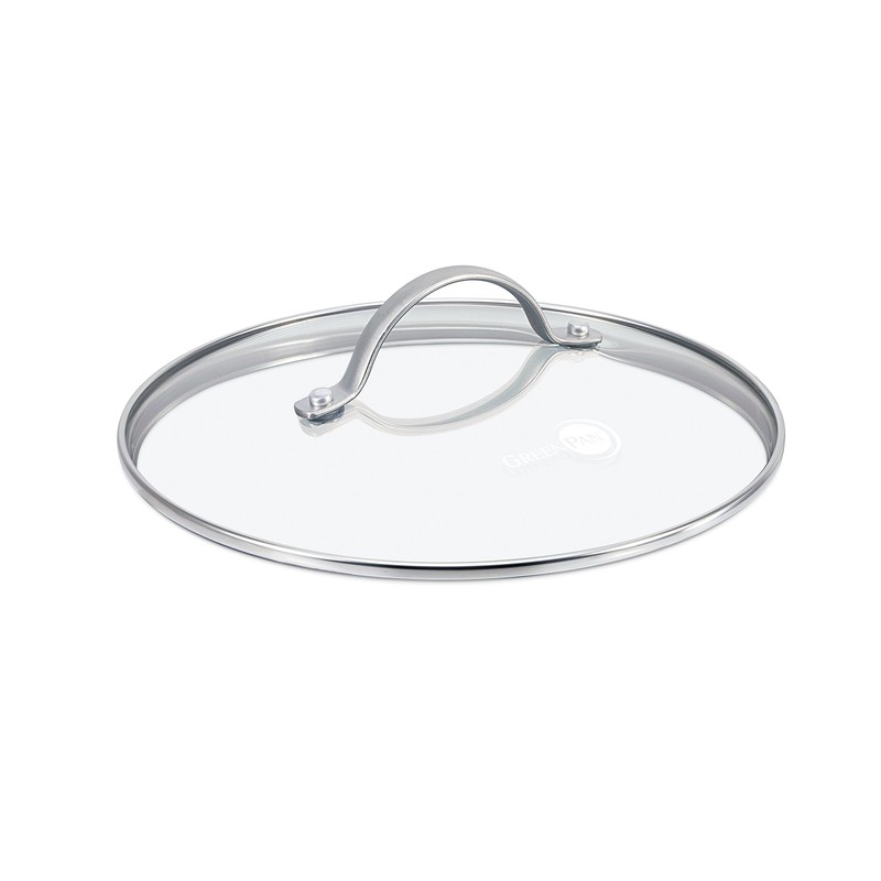 GreenPan Glass Lid with Stainless Steel Handle, 9.5", Silver