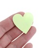 sourcing map Glow in The Dark Heart Decals Decor Green