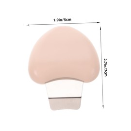 Beavorty Unique Heart Design Facial Skin Blackhead Removal Tool Pore Scrubber Face Spatula