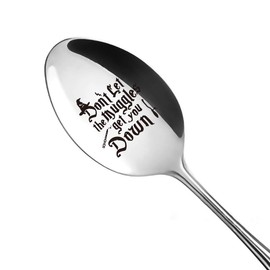Funny Coffee Spoon Engraved Stainless Steel for Women Men - Best Gift for Kids Girlfriend Wife Husband Boyfriend Friends Tea Lover - Perfect Gifts for Birthday/Valentine/Christmas