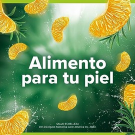 Palmolive Naturals Jabón Baño Mandarina Romero Barra 120 Fórmula Nutritiva Ingredientes Origen 100 Natural Piel Fresca Humectada Suave Consiente