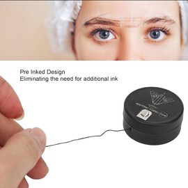 Hilo de Microblading, Hilo de Mapeo de Cejas Multifuncional de 20M para Artista de Tatuajes para Salón (BROWN)