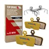 Top Brake 2 Pares de Pastillas de Freno de Disco