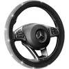 Zone Tech Car Steering Wheel Bling 12V Heated Cover -