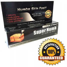 SuperNumb 30g - SUPER NUMB Tattooing Skin Cream Piercing Waxing Laser