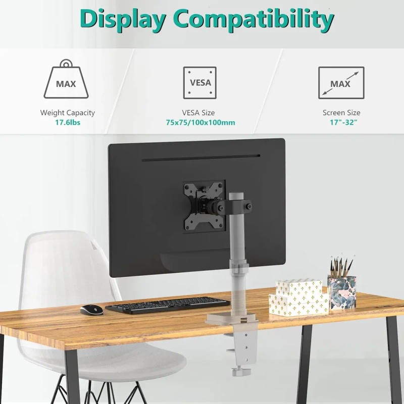 Wali Soporte De Poste Para Monitor Para Sistema De Montaje