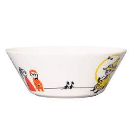 Moomin by ARABIA 1064955 ABC Bowl, Plate, 5.9 inches (15 cm), Snafkin Pattern, Moomin Tableware, Arabia
