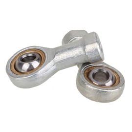 Metal 6mm Female Metric Threaded Rod End Joint Bearing 40mm Overall Length Pack Of 10