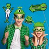 25 Pc Alien Photo Booth Props, Birthday Party Decoration Props,