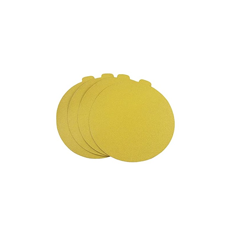 Starcke 8 Inch Gold Adhesive PSA Paper Tab Sanding Discs