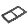 Carbon Fiber Rear Air Outlet Vent Cover Trim Fit for