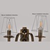 Cloth Lamp Shade Flower Pattern Clip On Bulb Lampshade for