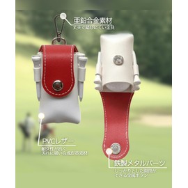 JFOLKS Smart Golfers' New Common Sense Golf Ball Holder, Multi Pouch, Zero Searching for Round Tees, Ball Storage, Small Organization, Men's, Women's, Golf Goods, Golf Equipment, Convenient