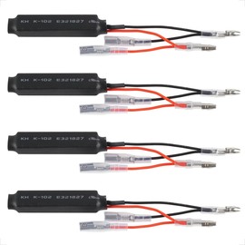 Evermotor Universal E-MARK E-Approved Motorcycle Look and Beautiful Bright LED Running Light Sequential Running Effect Indicator Waterproof Pack of 2 Quad Scooter Chopper Cruiser ATV Moped, m