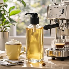 10 PCS Syrup Pump Caps, Syrup Pump Covers Black Rubber Coffee Syrups Pumps Tip Covers Portable Practical Pourer Cap Keep Syrups Sugar Condiments Olive Clean for Pour Dispenser, Oil Liquor Bottle