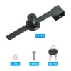 PATIKIL Glass Cabinet Lock, 2Pcs Keyed Different Zinc Alloy Single