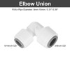 uxcell 6Pcs Push to Connect Fittings, 5/16" OD x 3/8"