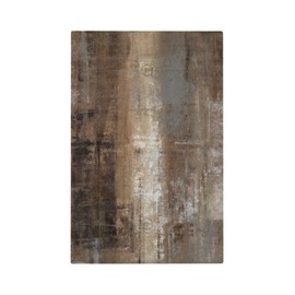 Old Vintage Copper Rustic Rusty Modern Tan Brown Grey Gray Abstract Art Painting Beige 1-Gang No Device Blank Wallplate Jumbo Size Unused Outlet and Light Switch Cover Decorative Plug Face Plate Cover