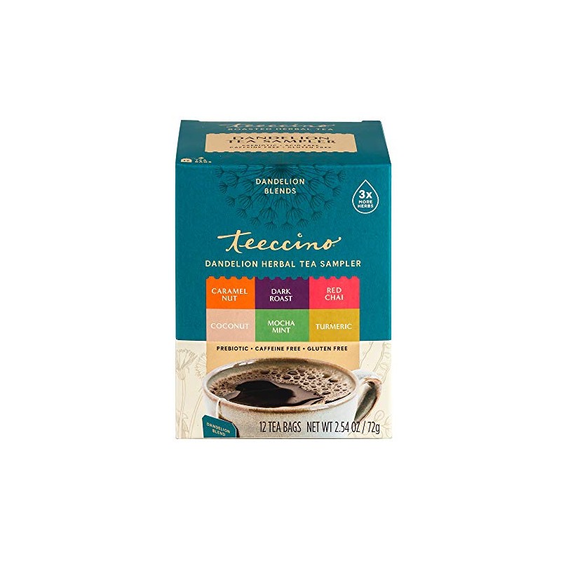 Teeccino Muestra de té de diente de león – Caramel,