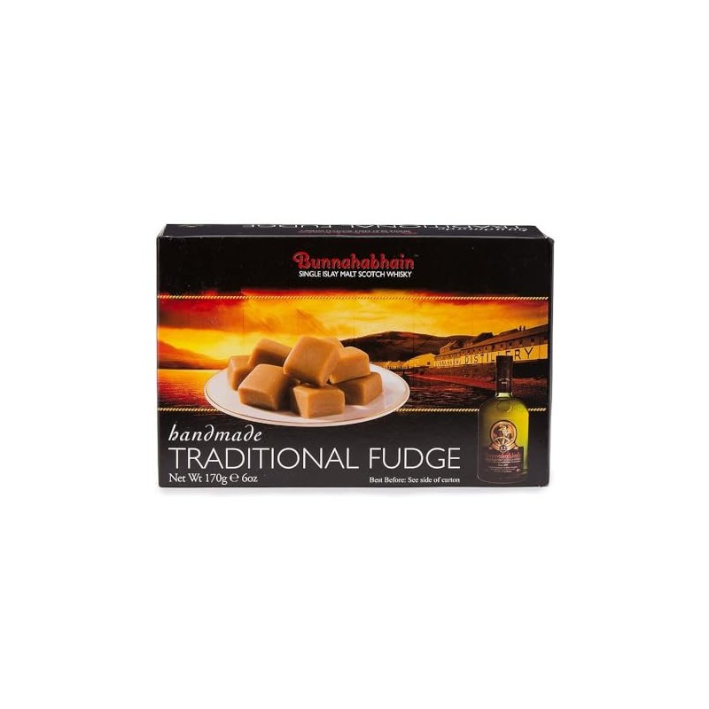 Gardiners of Scotland Handmade Fudge 150g Square Carton, Bunnahabhain Malt