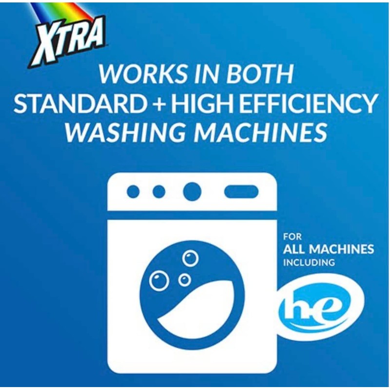 XTRA LAUNDRY DETERGENT LIQUID CRYSTAL CLEAN JUG 56 FLUID OUNCE