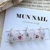 Pink Beam Nail Tips - Long Oval / 핑크빔 네일팁