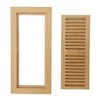Homewell Red Oak Wood Floor Register Vent, Flush Mount with