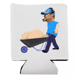 2 PACK of 12oz.  REGULAR CAN KOOZIE- Detroit Lions (Dan Campbell)