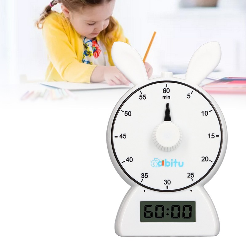 Visual Timer Kids Countdown Cooking Time Management Timer for Home