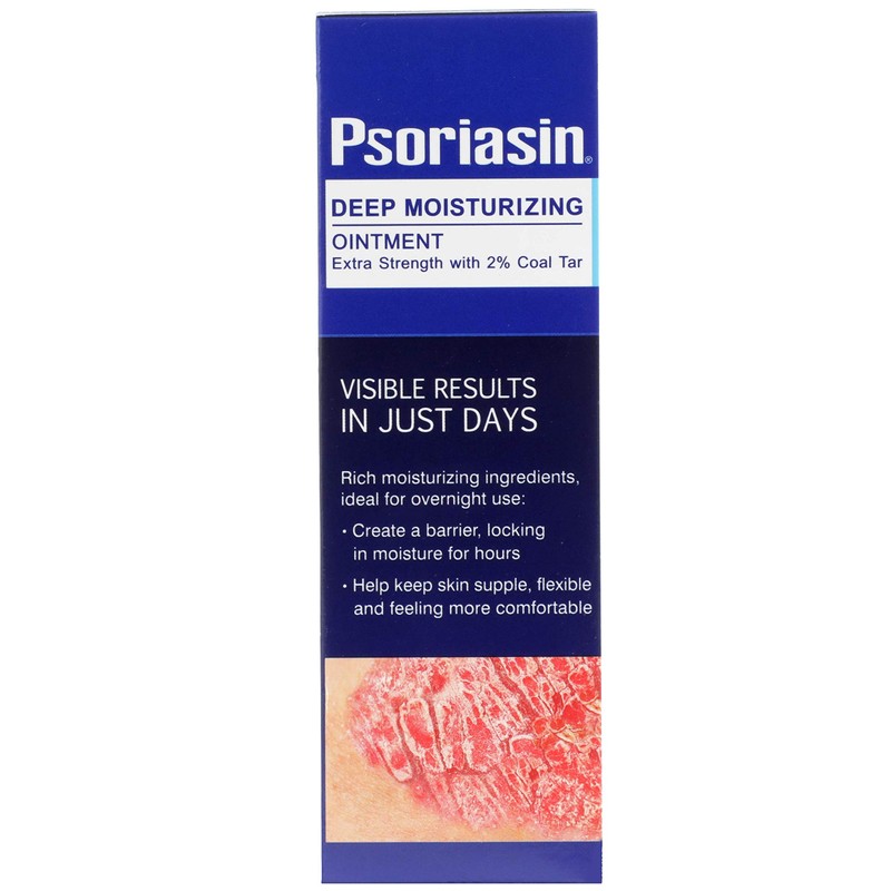 Psoriasin Deep Moisturizing Ointment - 2% Coal Tar - Stops
