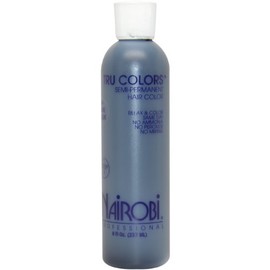 Nairobi Tru Colors Semi Permanent Hair Color No.1 Pure Black Unisex Hair Color, 8 Ounce